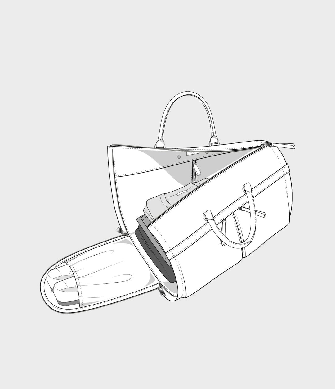 Orlando Weekend/Travel Bag Brown