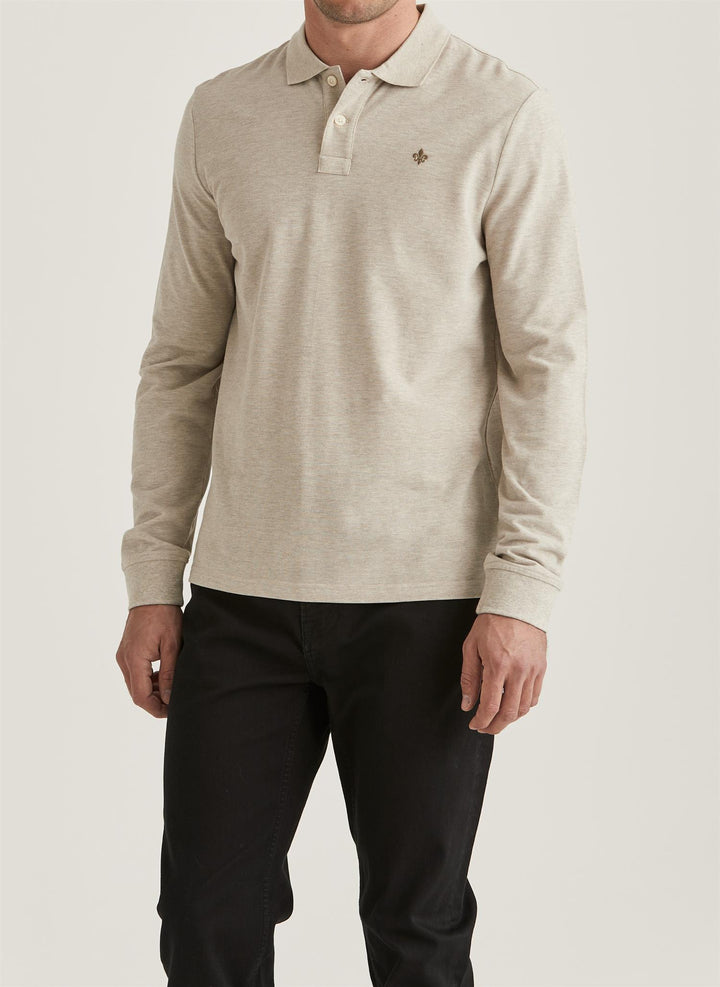 Camden LS Polo Khaki