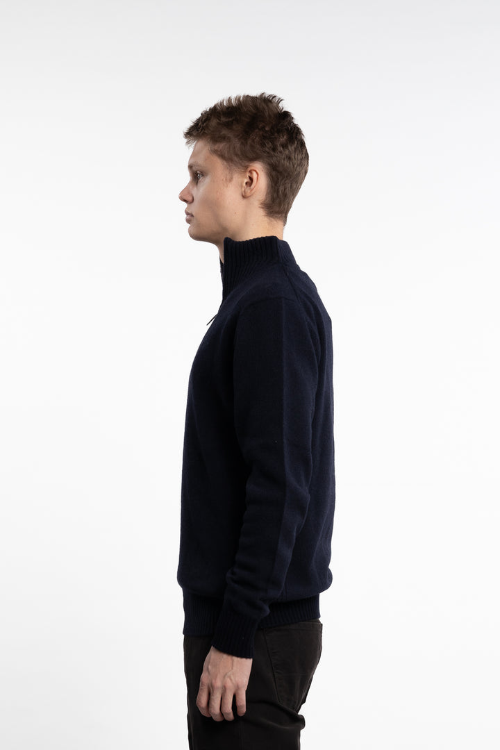 Essential Lambswool Half Zip Knitted Jumper