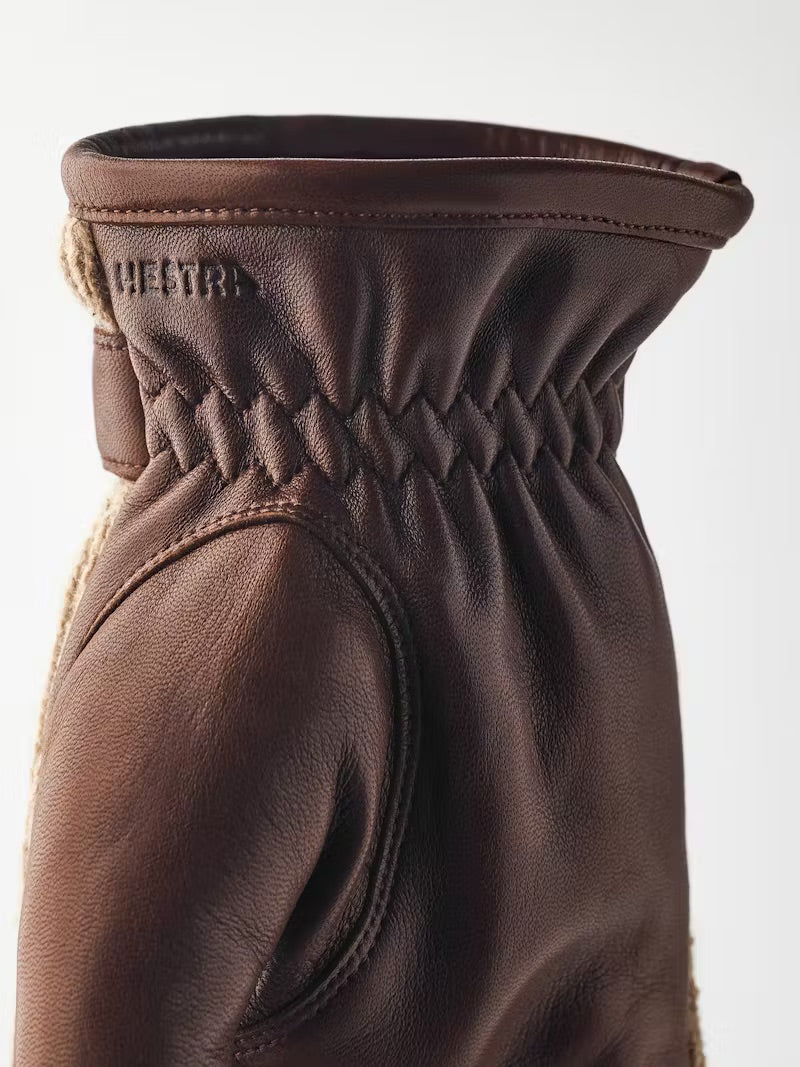 Christopher Knitted Gloves Light Brown