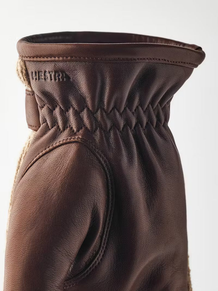 Christopher Knitted Gloves Light Brown