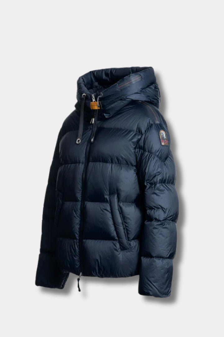 Tilly Hooded Down Jacket - Blue Navy
