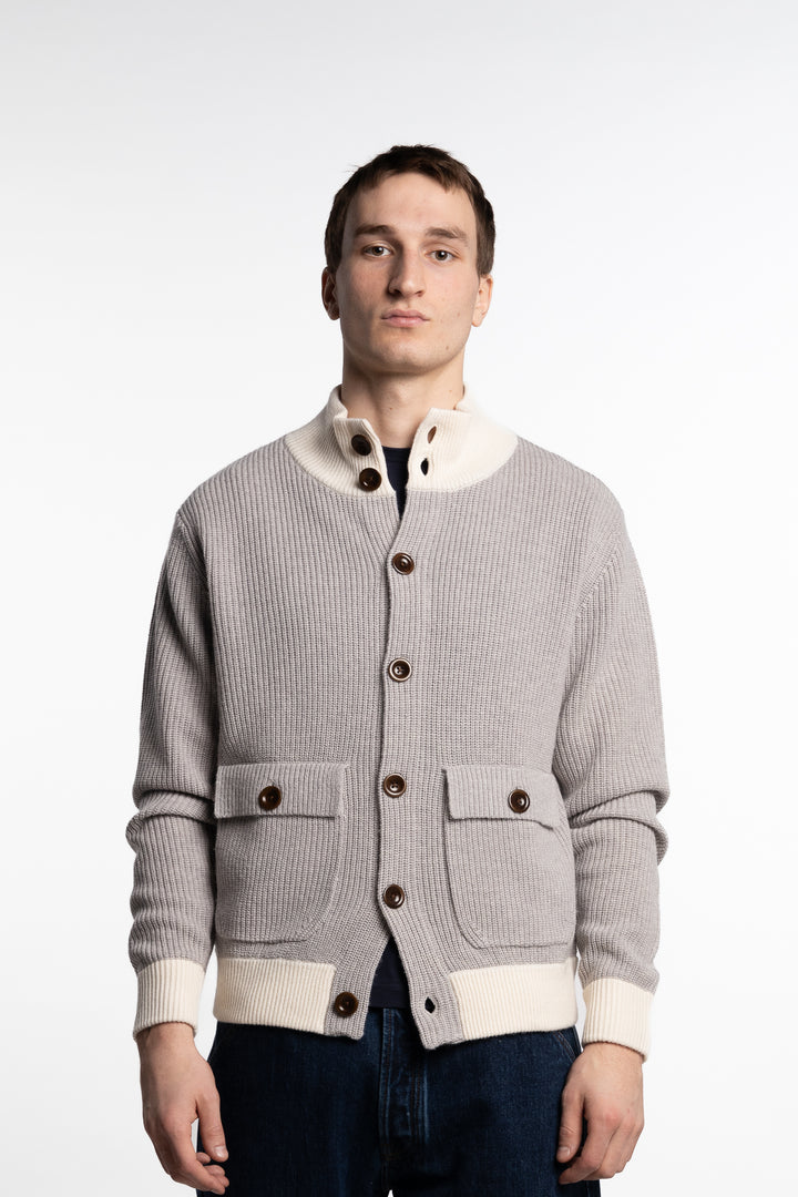 Neath Wool Cardigan Beige