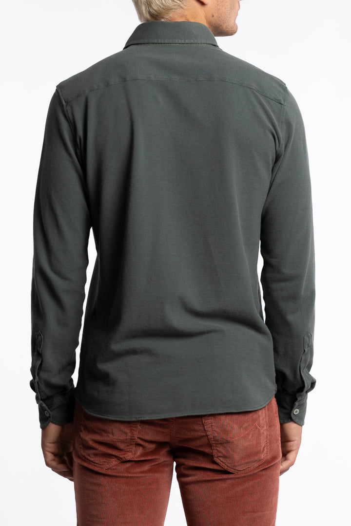 Jersey Cotton Shirt Green