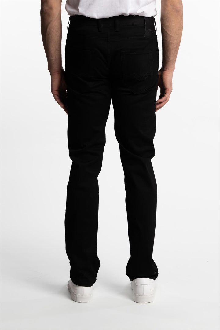Grover Straight Fit Hyperflex Jeans Black