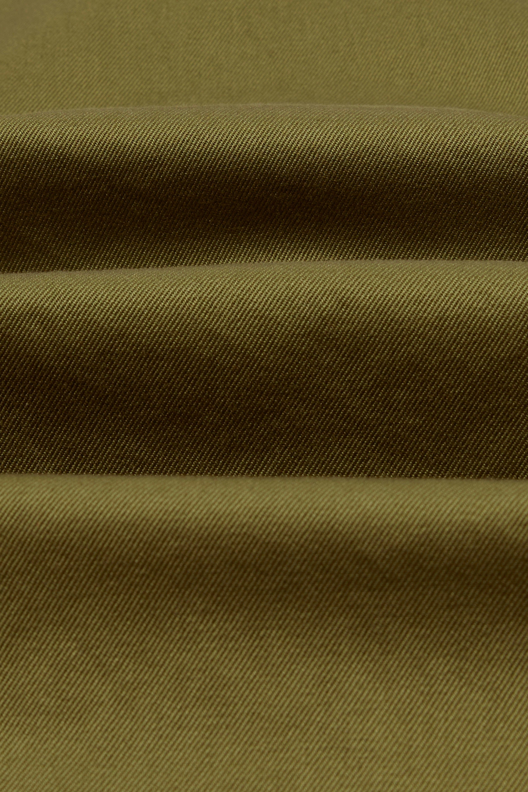 Cotton Twill Three-Pocket Overshirt Green