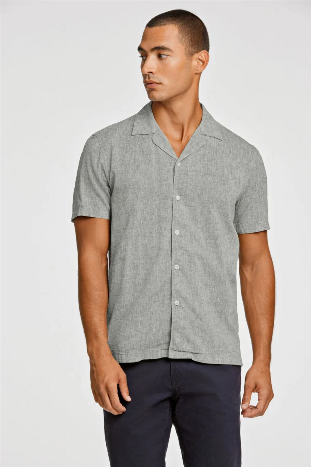 Casual Linen Blend Resort S/S Army