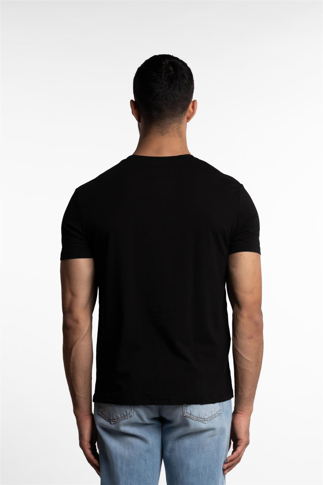 Bamboo/Cotton Crew Neck T-shirt Black