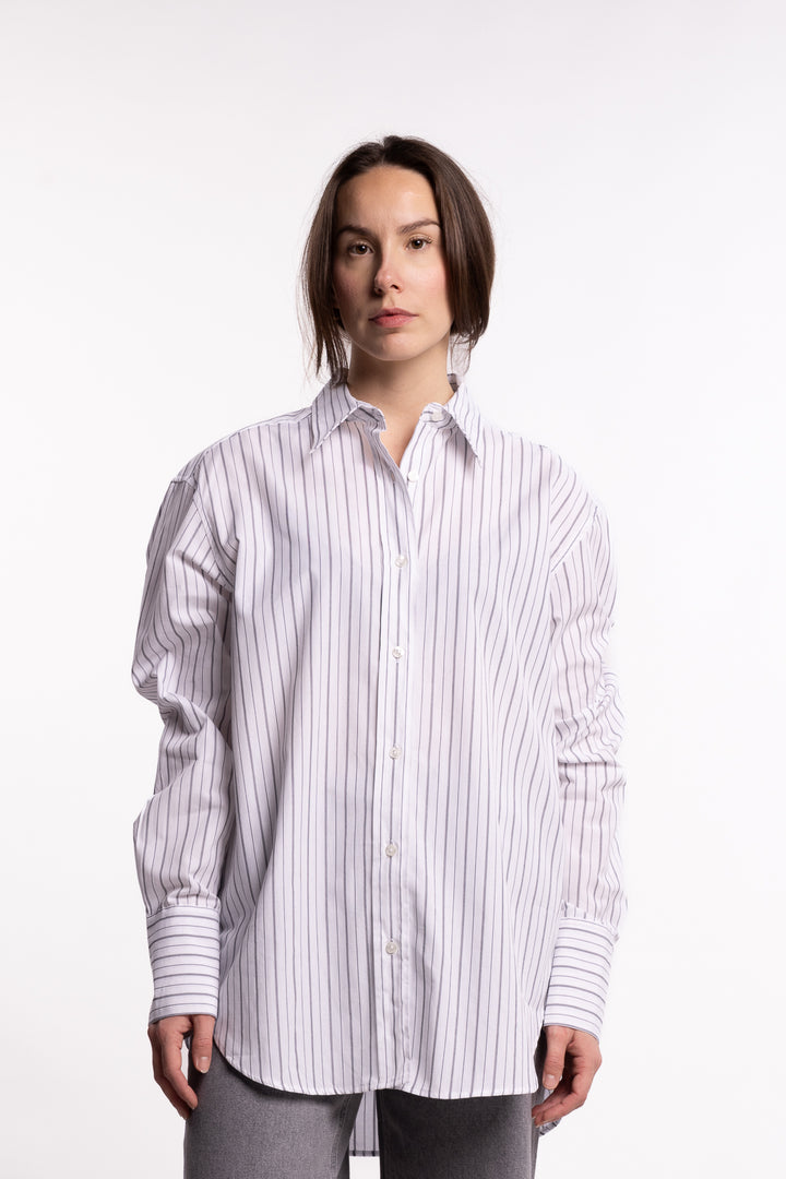 Salovas Shirt 13072 - White Stripe