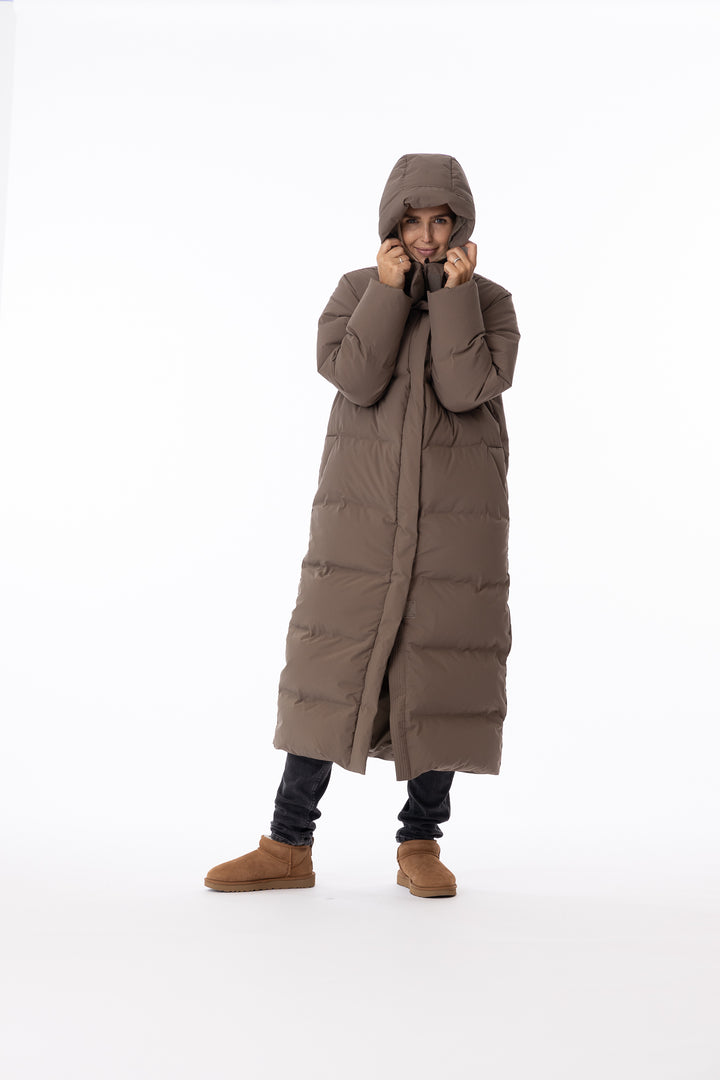 Glittertind Down Jacket- Taupe