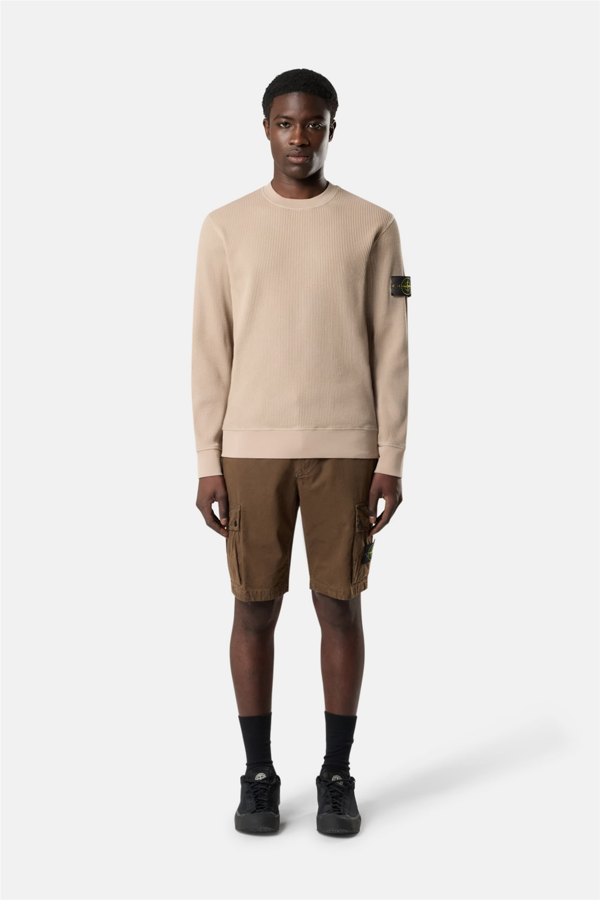 6100056 Regular-fit Crewneck Sweatshirt Beige