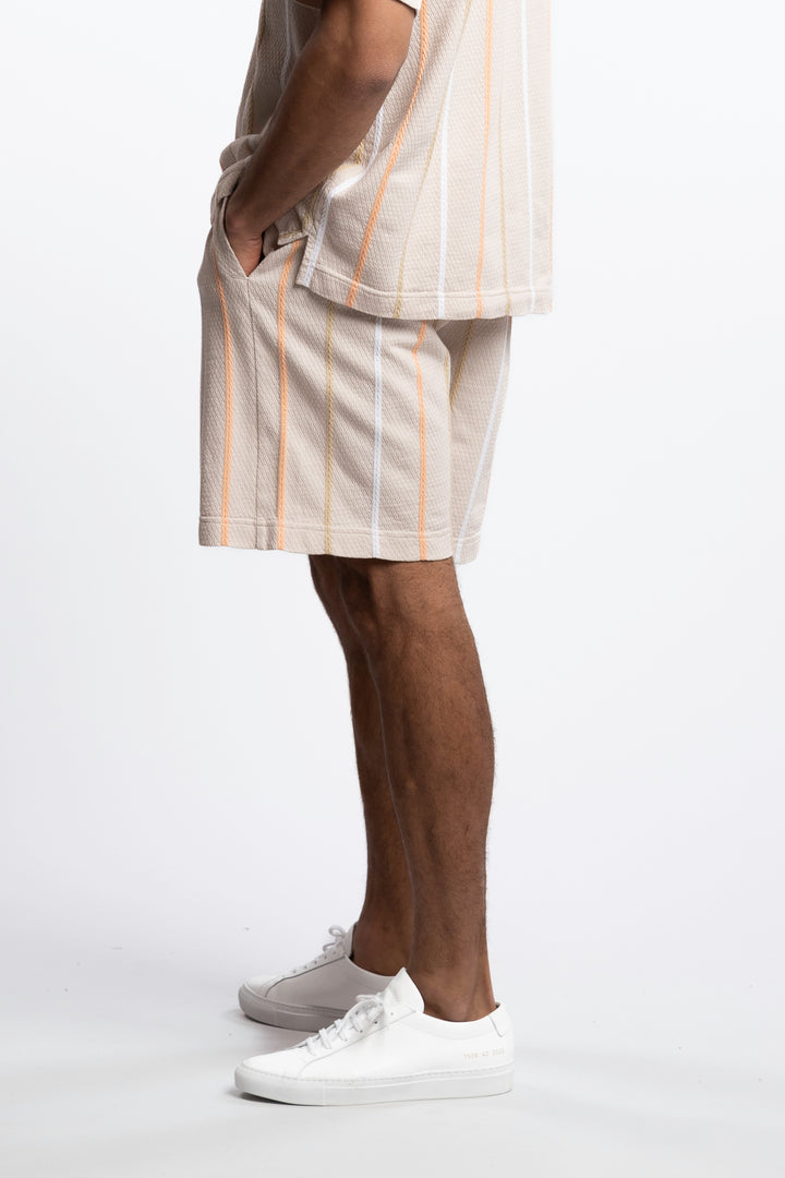 Simon Stripe Shorts Moonbeam