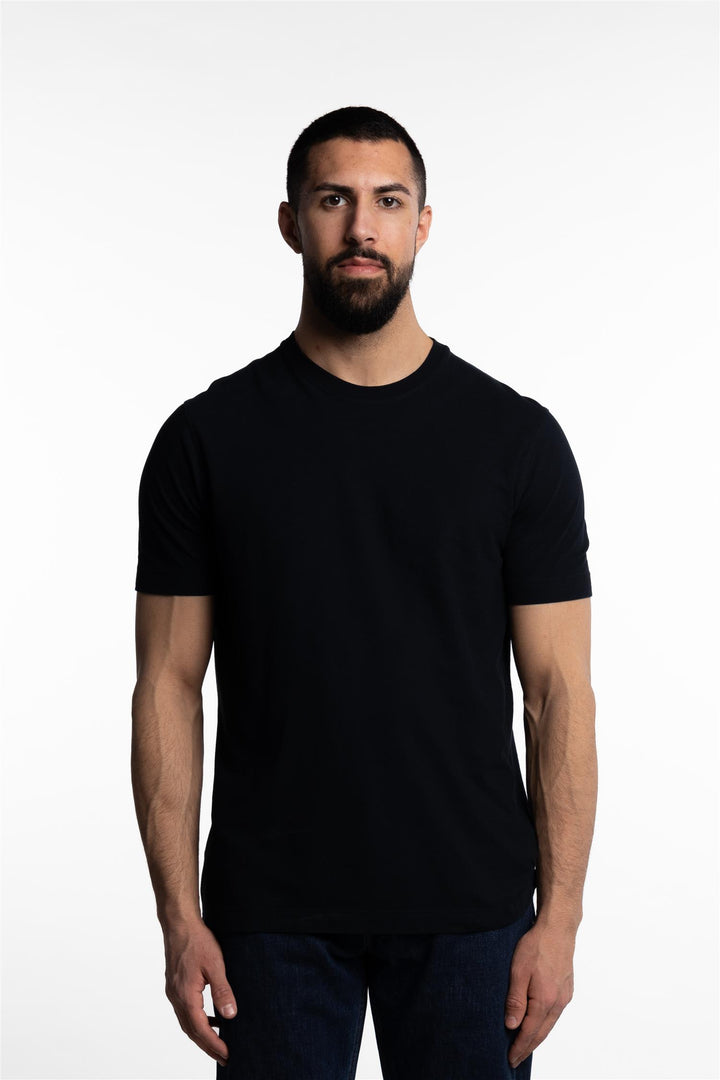 Ice Cotton Short Sleeve T-Shirt Navy