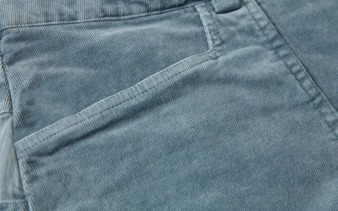 Grinder Corduroy Shorts Shadow Blue