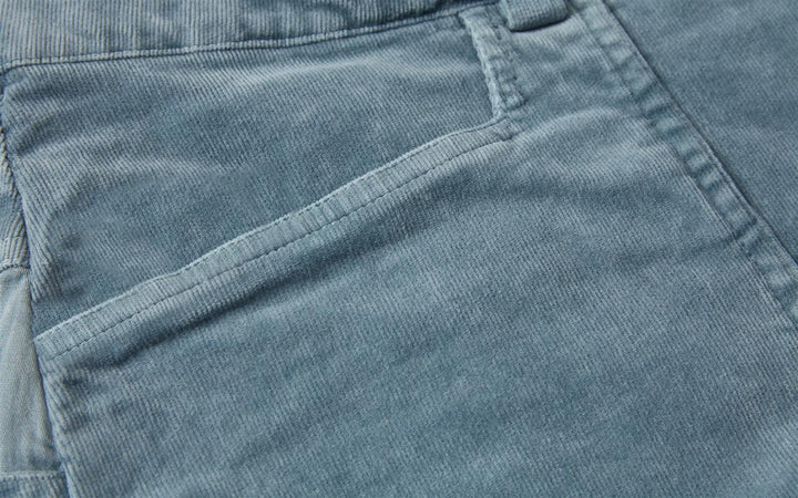 Grinder Corduroy Shorts Shadow Blue