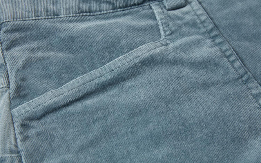 Grinder Corduroy Shorts Shadow Blue