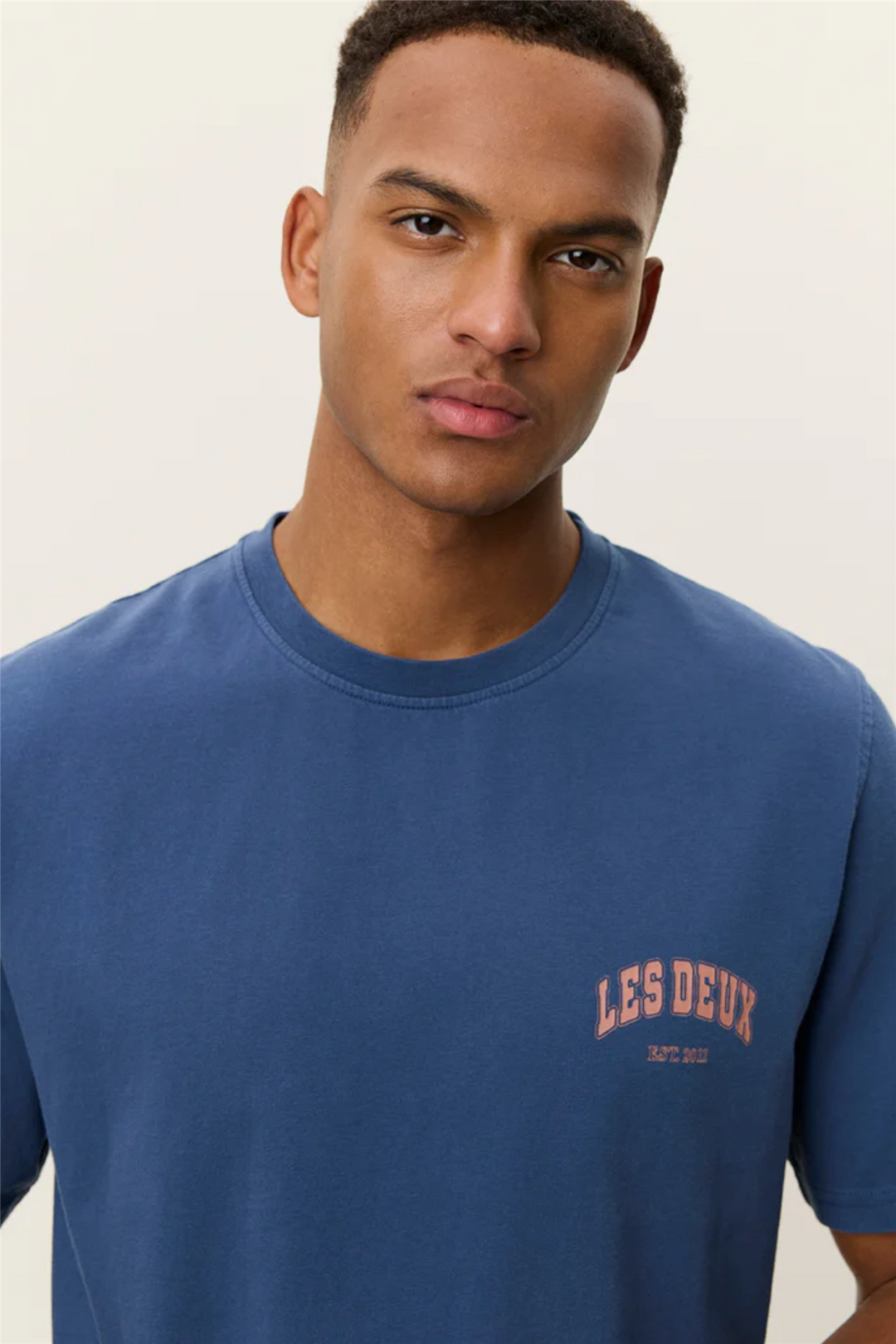 Brady Hoop T-shirt Dark Denim Blue