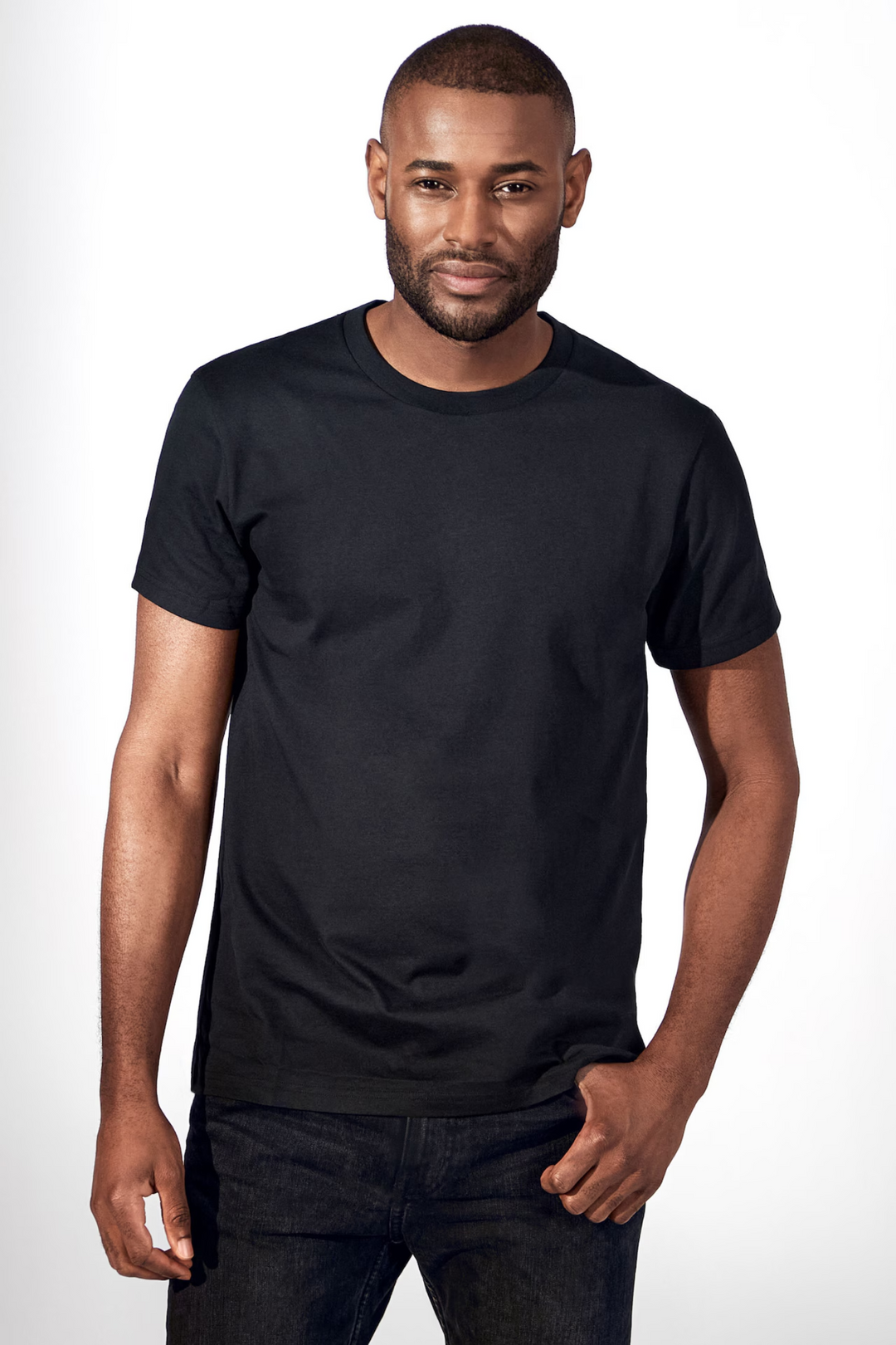 Crew Neck Regular Black