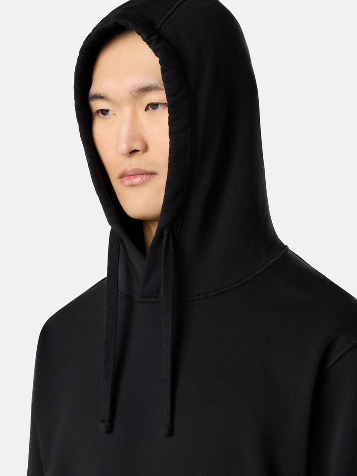 6100062 Garment Dyed Hooded Sweatshirt Black