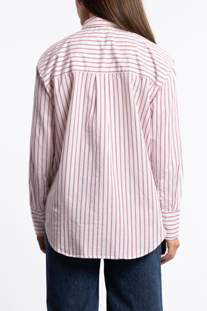 Bibi Stripe Shirt - Red Stripe