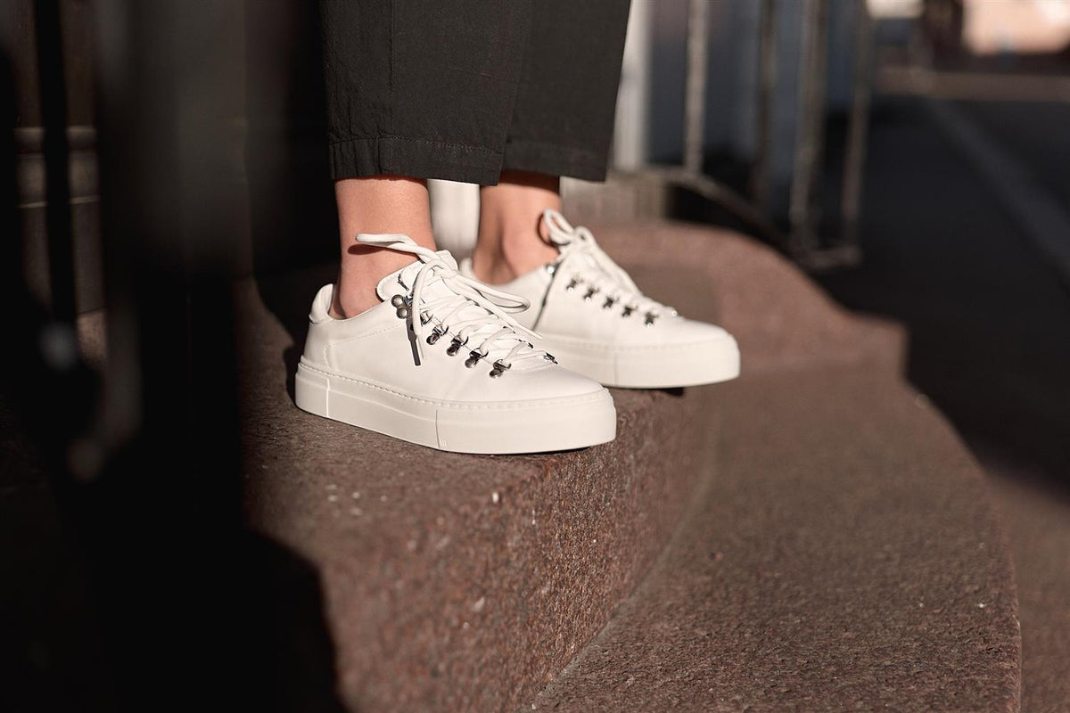 Women's Marostica Low Platform- White Nappa