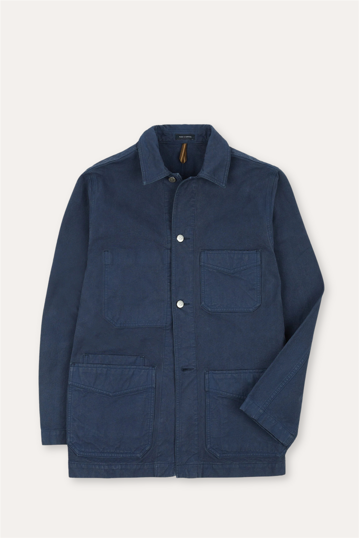 Cotton Duck Canvas Five-Pocket Chore Jacket Navy