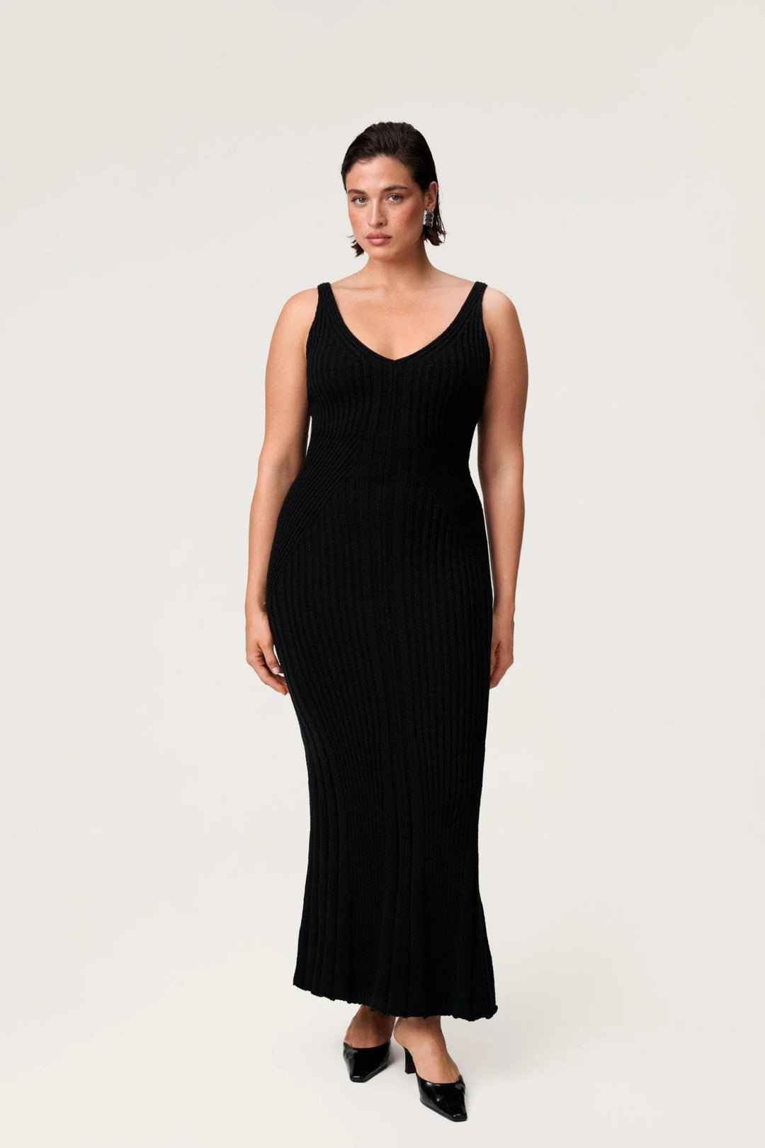Lugo Slip Dress- Black