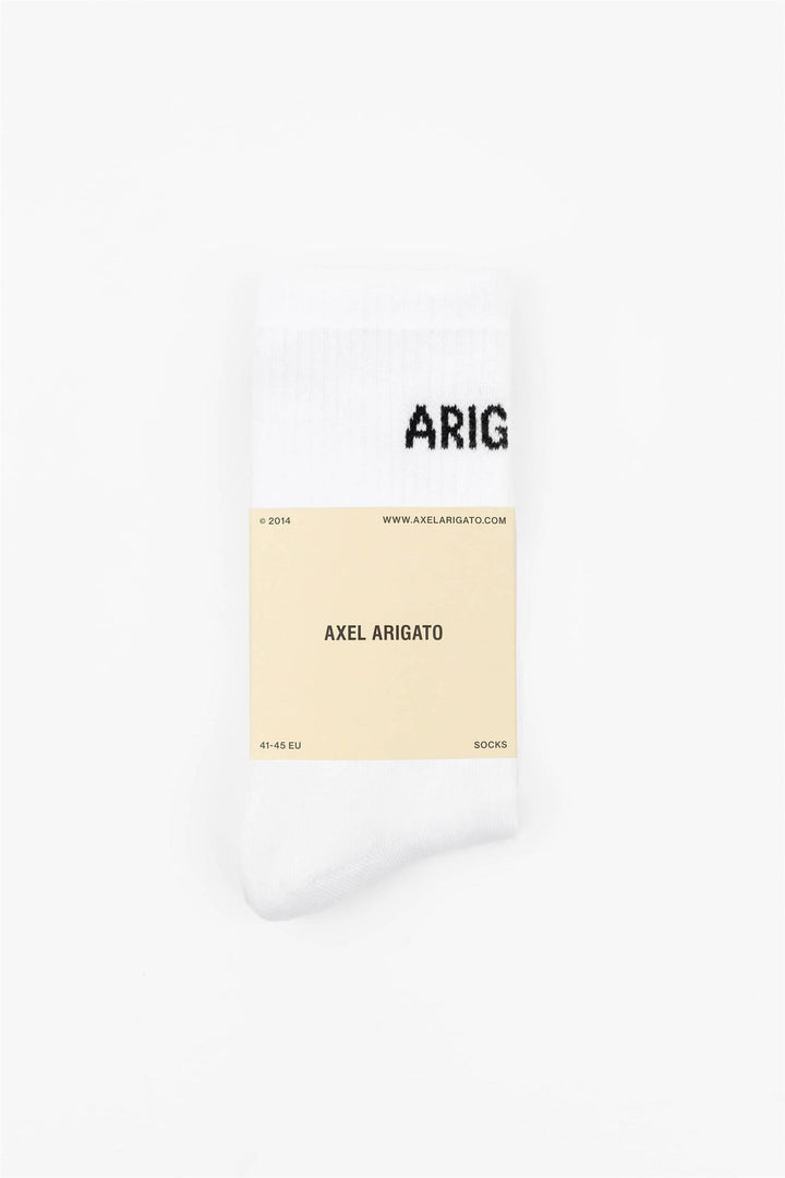 Arigato Logo Tube Socks 41-45 White