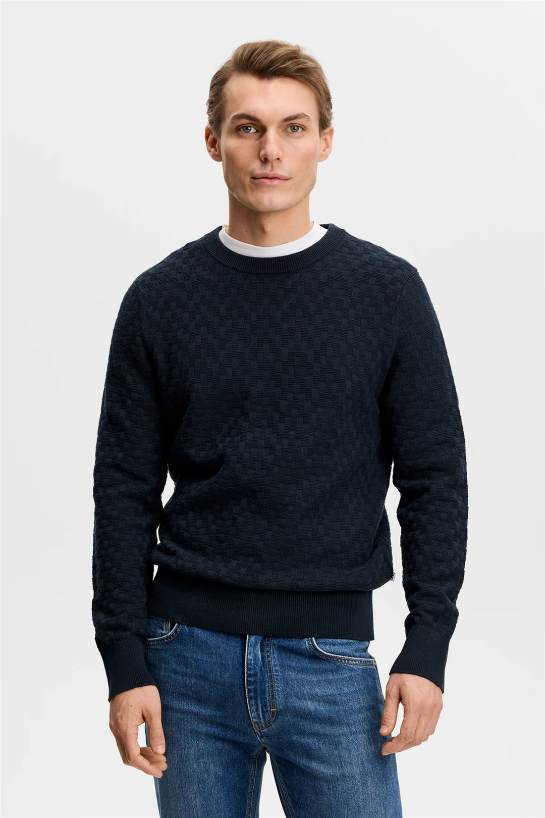 Arthur Knit Org Cotton Navy