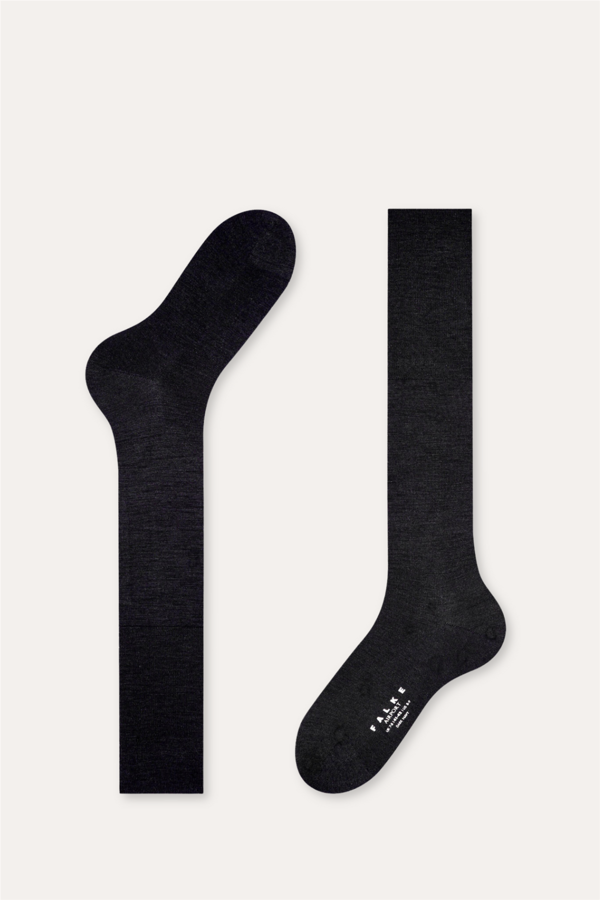 Airport Knee Socks Black