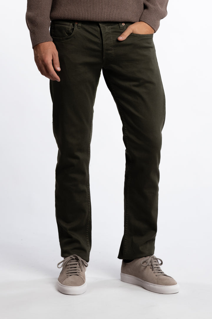 Grover Straight Fit Bull Denim Dark Green