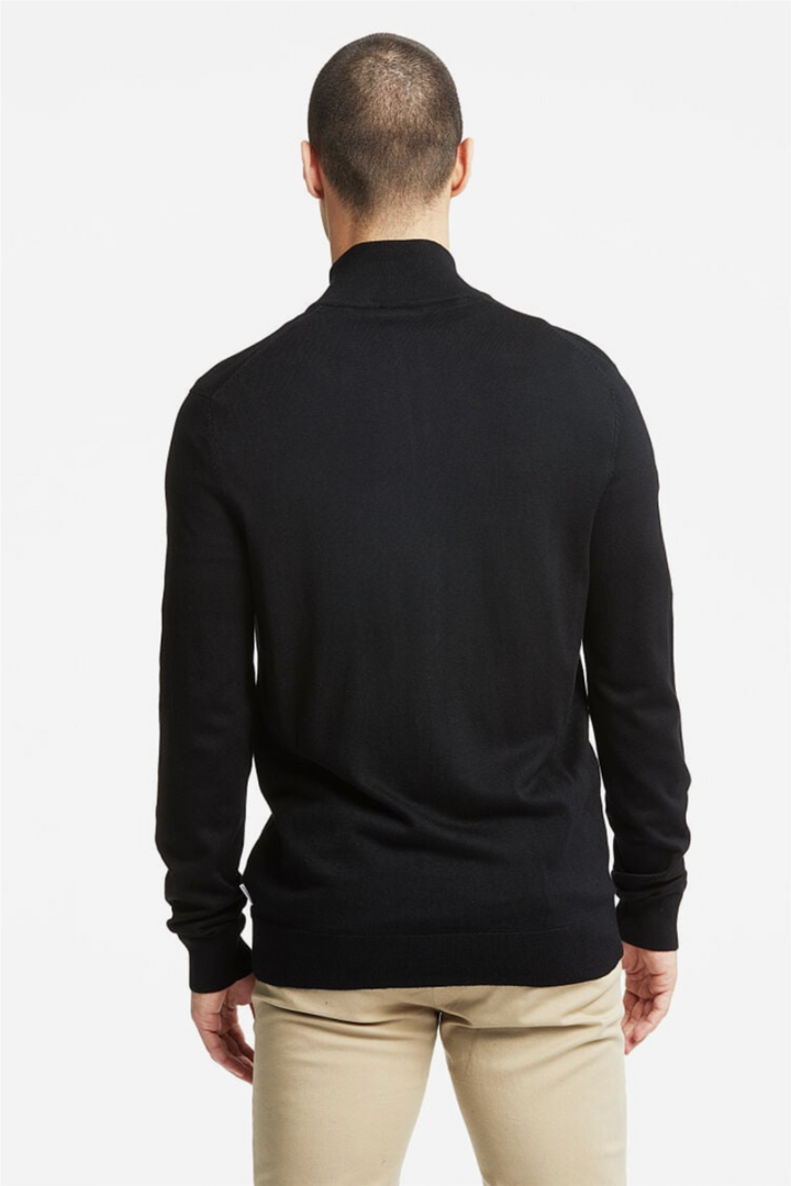 Ecovero Zip Cardigan Black