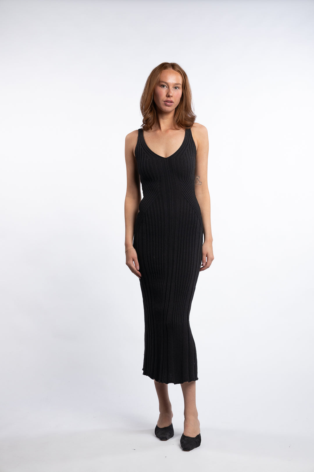 Lugo Slip Dress- Black