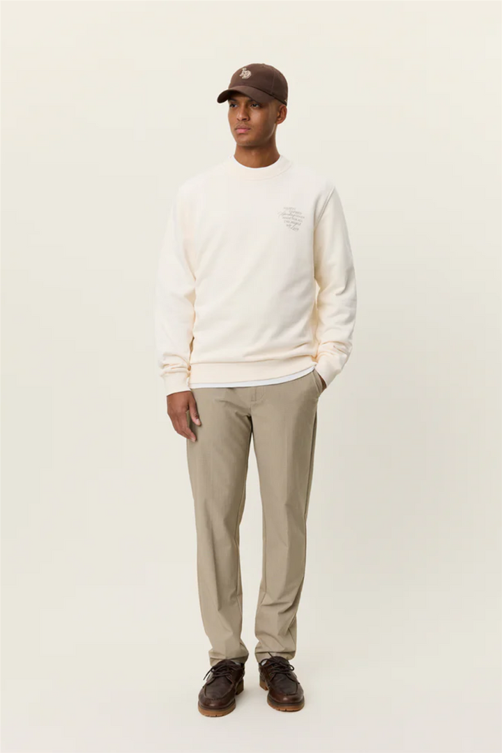 Ben Faience Sweatshirt Eggnog White