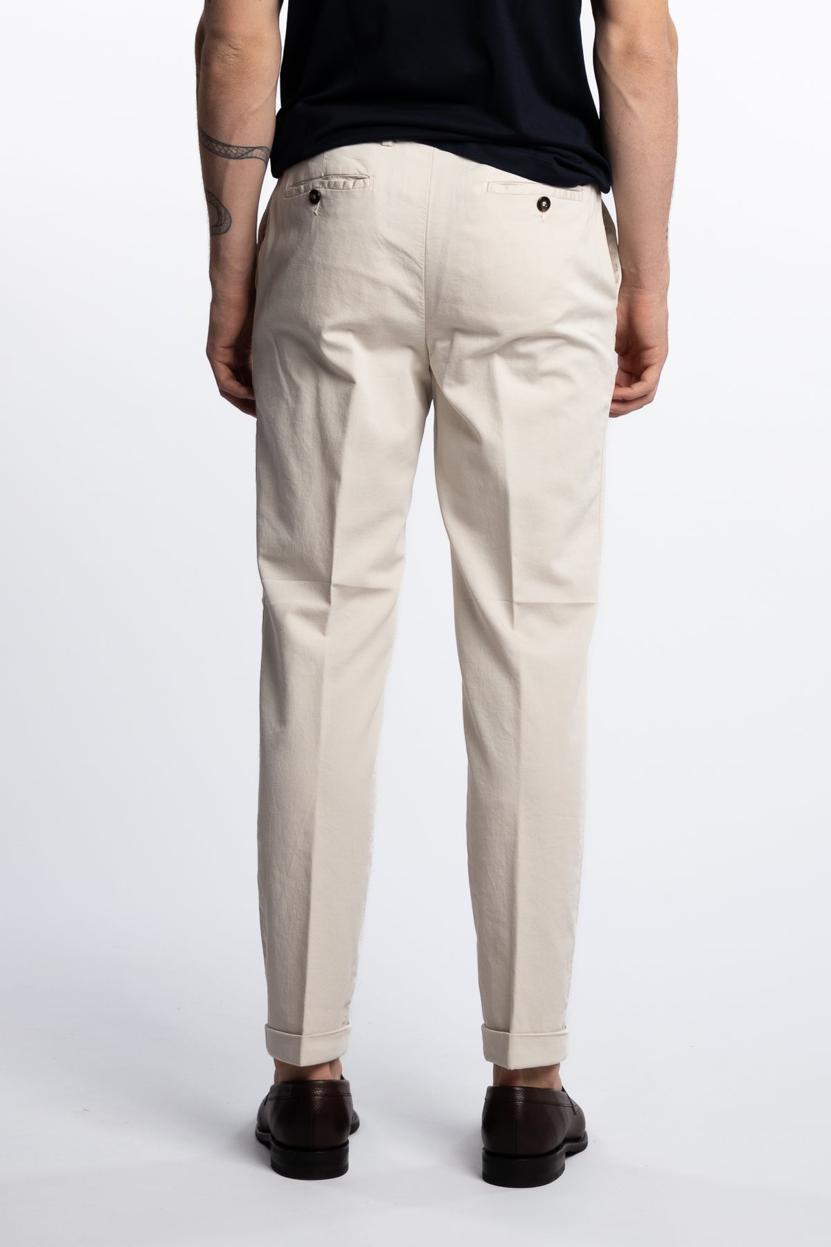 Cotton/Stretch Pant Beige