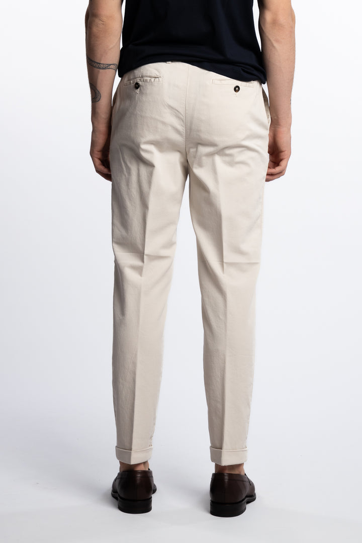 Cotton/Stretch Pant Beige