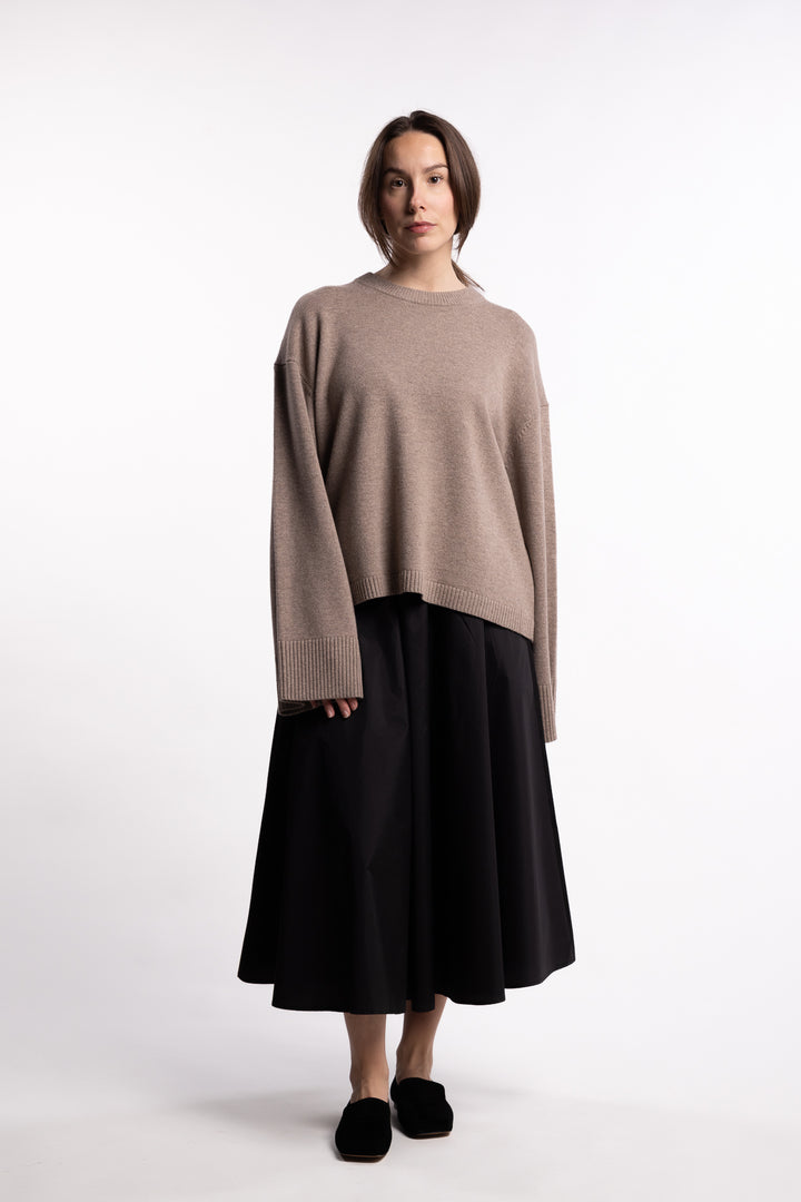 Crewneck Lounge Sweater - Wheat