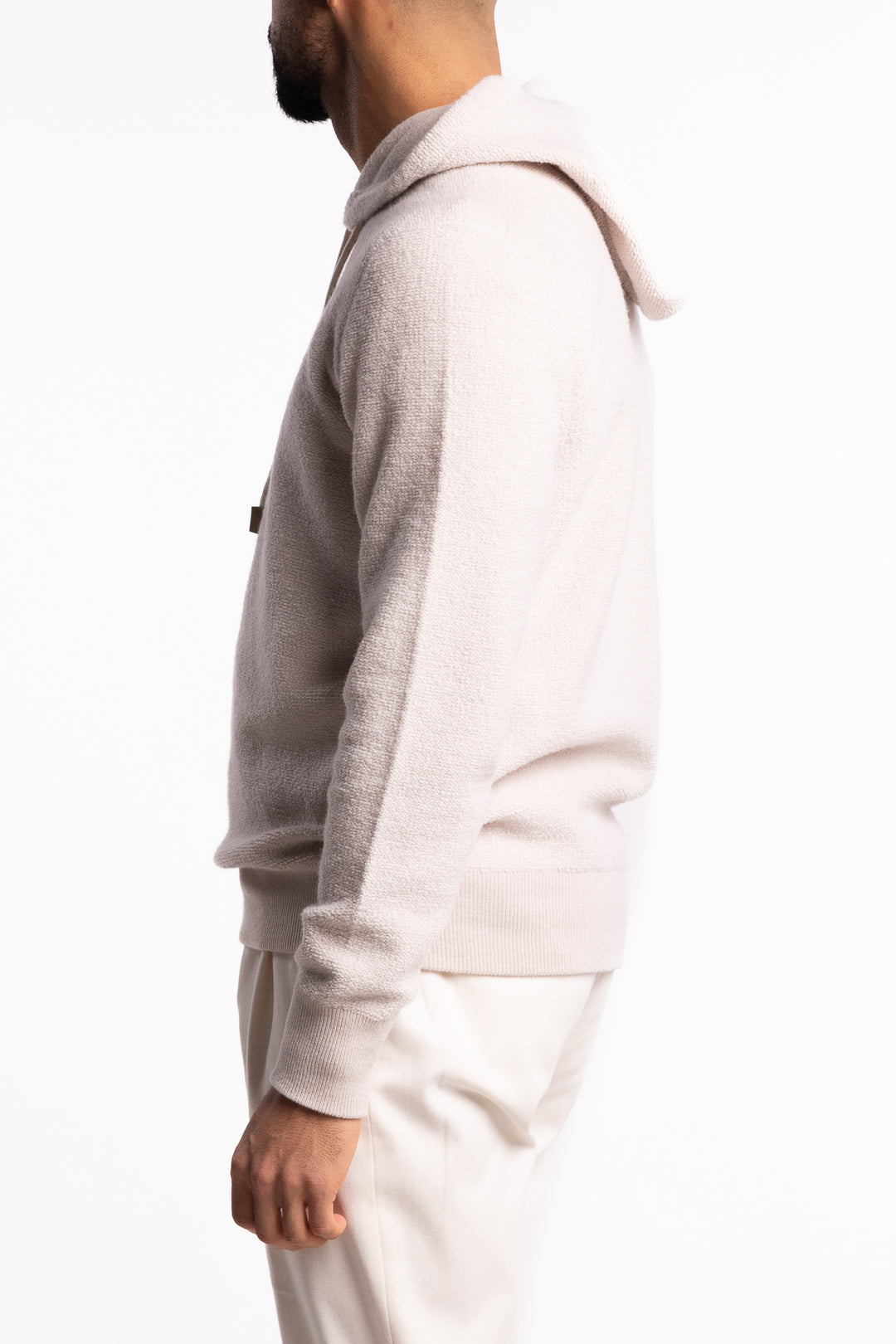 Sweater Hoodie Wool/Cashmere Cream