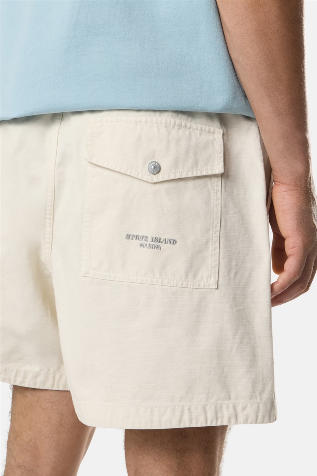 Bermude Loose Wide Leg Marina Shorts Ivory