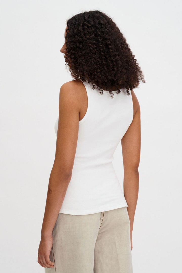 V-Neck Tank White