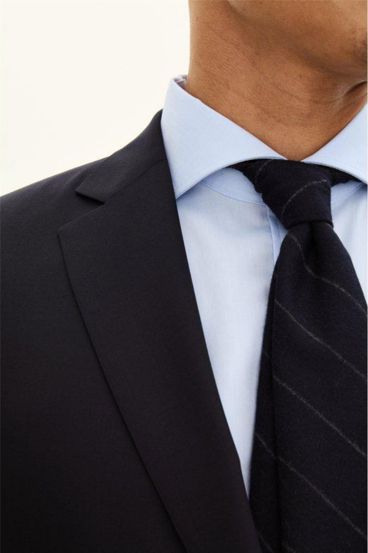 Joel Wide Fit Blazer Navy