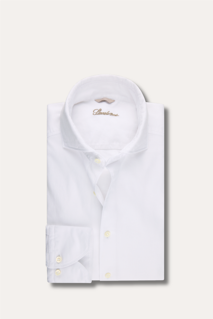Slimline Cotton Shirt White