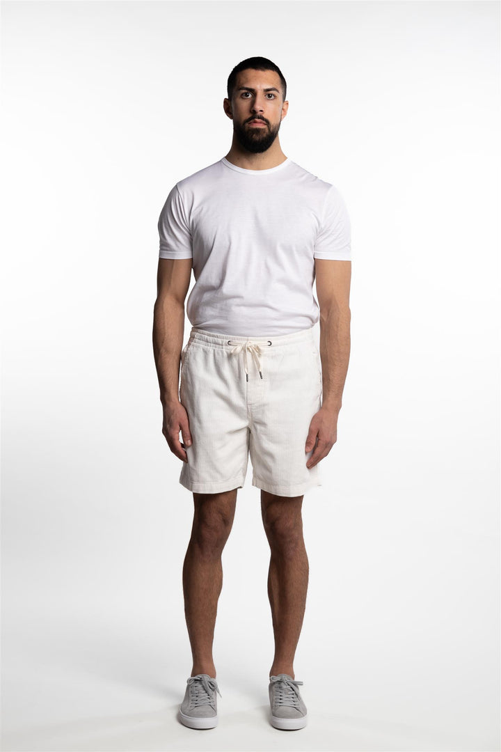 Corduroy Shorts Off-White