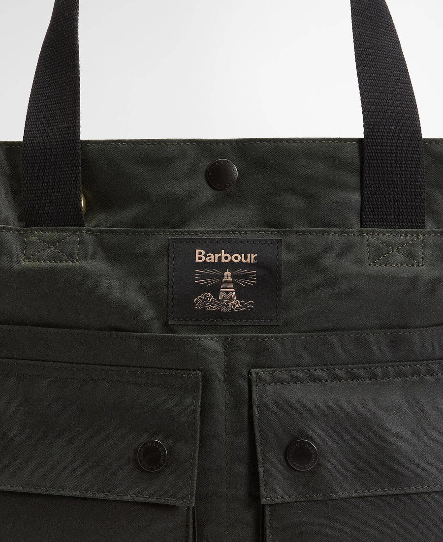 Field Wax Tote Bag Sage Classic
