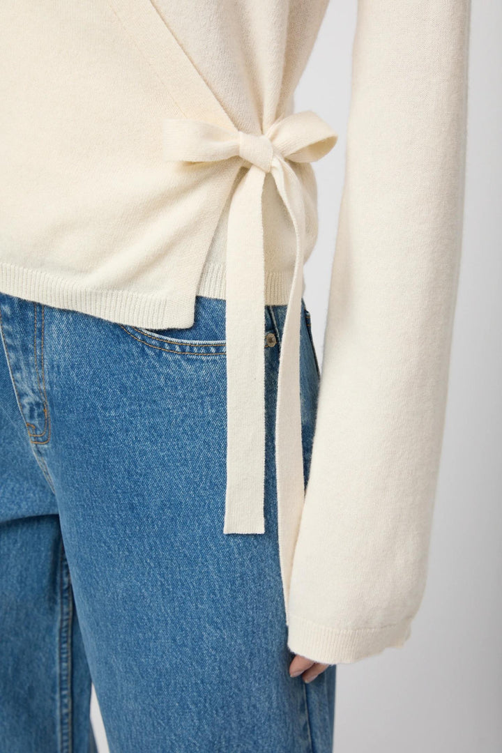 Ballet Wrap Cardigan - Snowflake