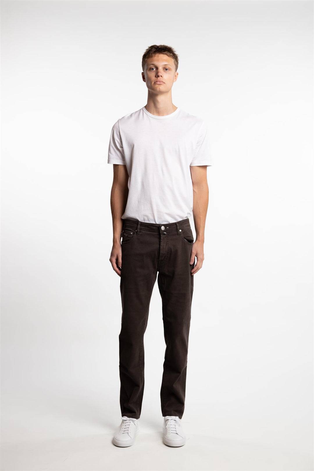 Brando Cotton/Stretch Trouser Coffee