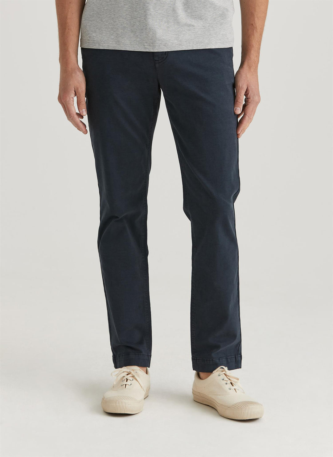 Jeffrey Brushed Slim Fit Chino Blue