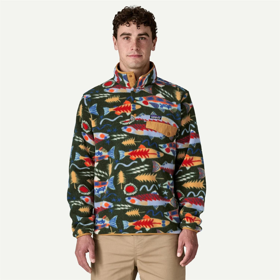 M Lightweight Synchilla® Snap-T® Fleece Pullover Old Growth Green