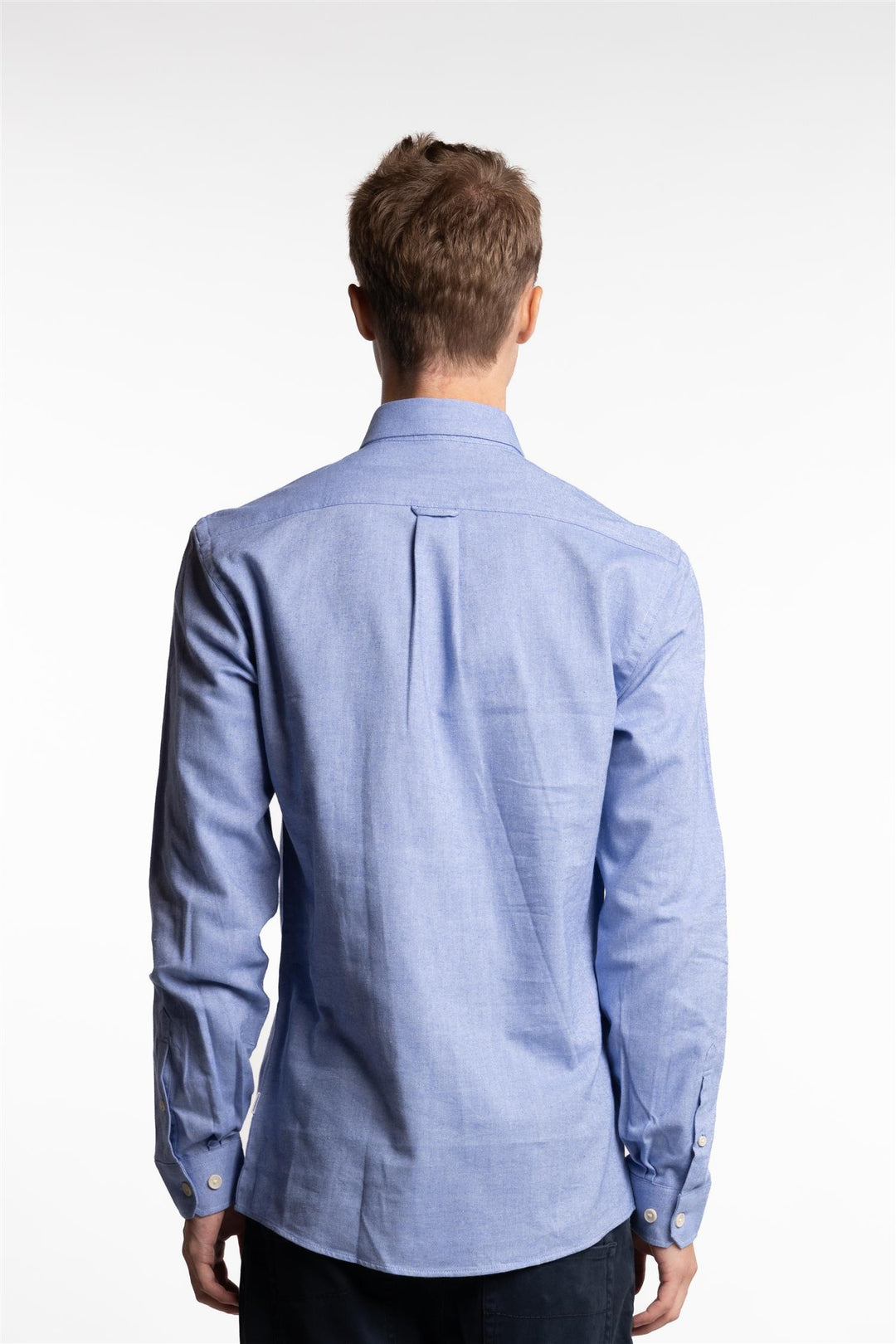 Mélange Brushed Shirt Blue