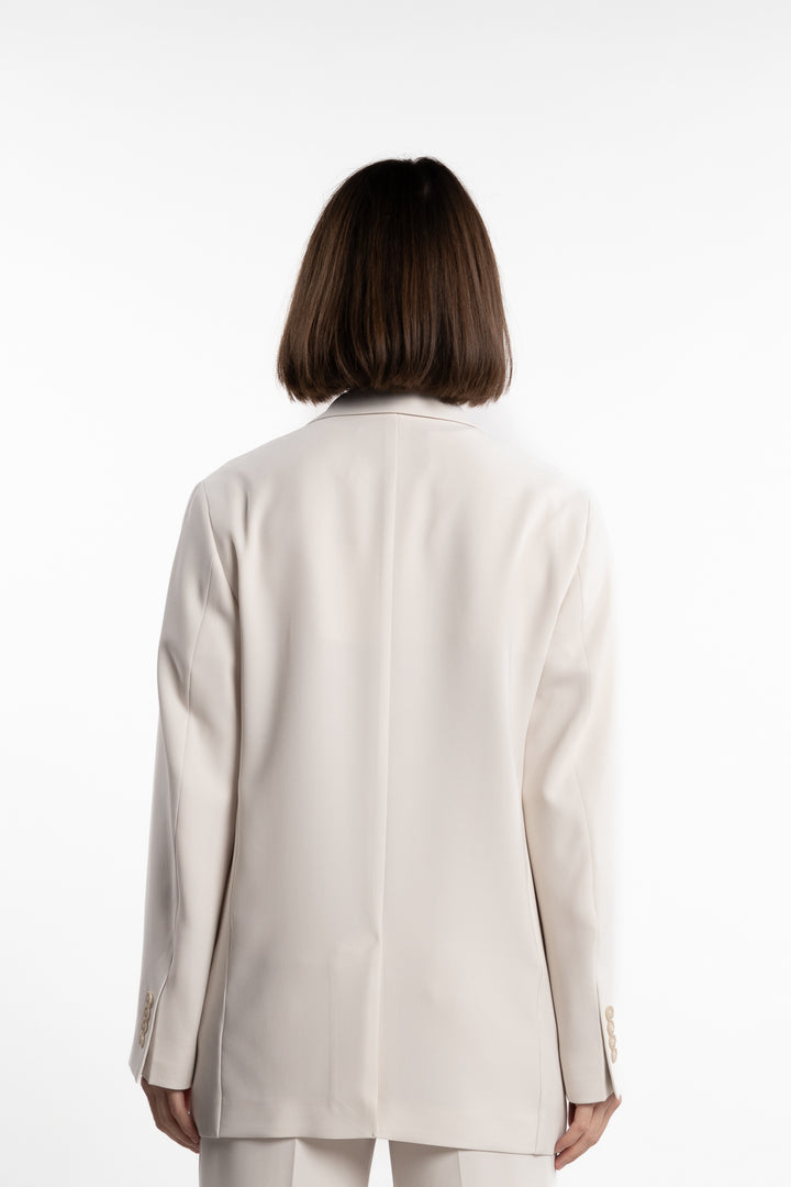 Relaxed Blazer- Ivory